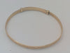9ct Yellow Gold Baby Bangle - 1.77g Weight, 4.5" - 5.5" Max Length