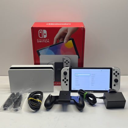 Nintendo Switch OLED Console in White 64GB Boxed