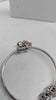 Pandora (ALE 925) Sterling Silver Snowflake Bangle Bracelet - With 3x Charms - Boxed