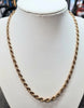 9ct Gold Twist Chain 17"