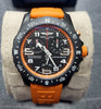 Breitling Endurance Pro 44mm Mens Watch - Orange Rubber Strap - Boxed