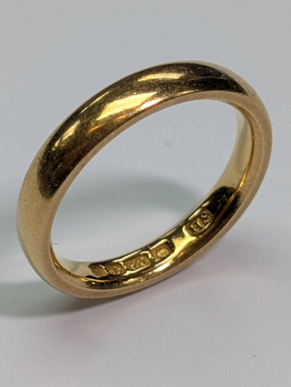 22CT GOLD WEDDING BAND RING