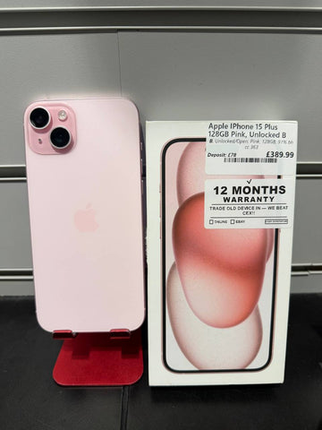 Apple iPhone 15 Plus 128GB Pink, Unlocked