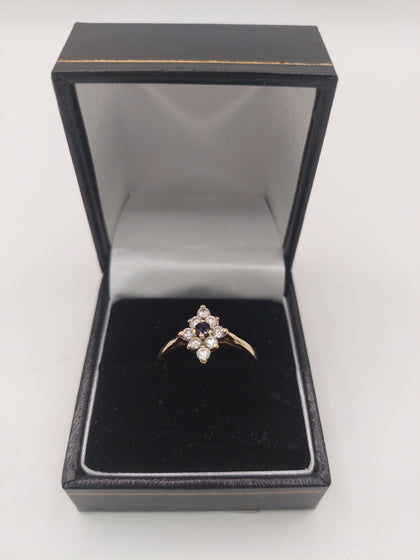 9k Gold Ring Size P 2.39G Hallmarked(375)&Tested