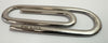 Prada sterling silver paperclip motif money clip