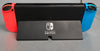 Switch Console, 64GB OLED + Neon Red/Blue Joy-Con, Unboxed + Minecraft