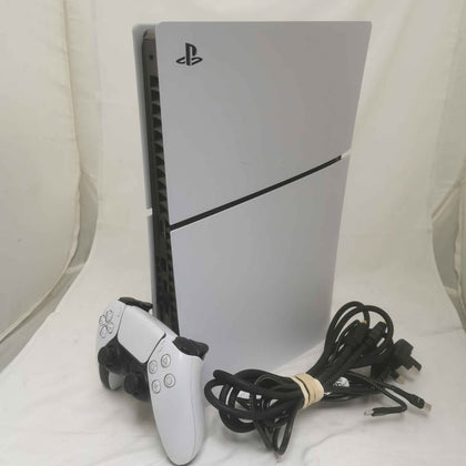 Playstation 5 Slim Digital Edition Console, 1TB Storage, White, Unboxed