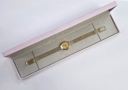 14ct Gold Geneve Quarts Watch