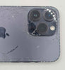 Apple iPhone 14 Pro Max, 128GB, Purple, 84% Battery Health (SMASHED BACK), Unboxed