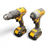DeWalt DCD778 18V Drill and DCF787 18V Driver w/4.0ah batteries, charger and case