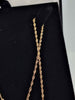 9ct Yellow Gold Necklace With Foral CZ Pendant - 22" Long - 2.24 Grams