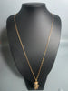 9CT Gold Necklace With Bear Pendent 11.4G 375 22'' IN LEGNTH