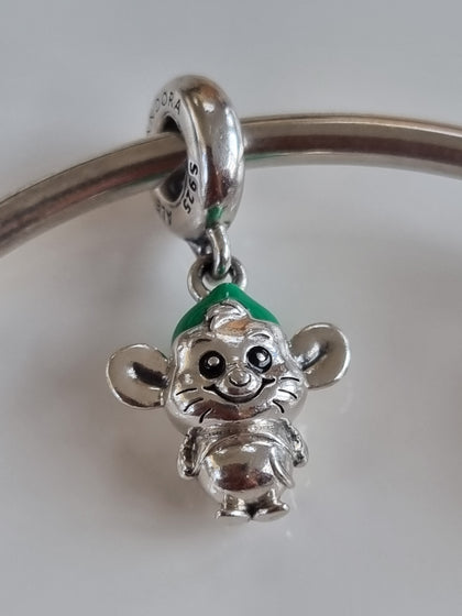 Pandora Disney Cinderella Gus Mouse Charm