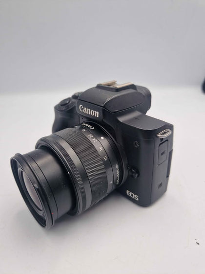 **DEAL** Canon EOS M50 MK1 24.1MP Mirrorless Digital Camera Kit With Canon 15-45mm IS STM Zoom Lens