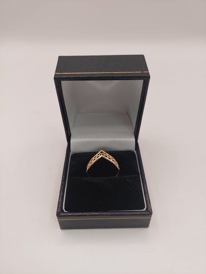 9k Gold Ring 1.25G Hallmarked(375)&Tested Size N