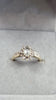 9ct Yellow Gold Ring With Stone Size O