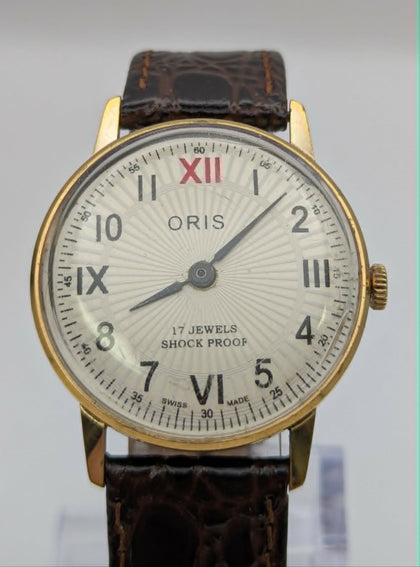 Oris Vintage Hand Winding Mechanical 17 Jewels Men's Wrist Watch - Swiss Made