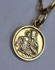 9ct gold Necklace 20" with Our Lady of Mount Carmel Pendant