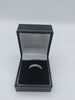 9k White Gold DIA Ring Size N 2.2G Hallmarked(375)&Tested