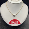 14ct Gold Chain and Heart Pendant, 4.8g 18"