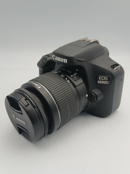 Canon EOS 4000D Camera with EF-S 18-55mm f/3.5-5.6 III Lens, battery and box