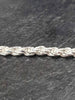 925 SILVER HALLMARKED STERLING, ROPE BRACELETS WITH LOBSTER LOCK, 8" 23.2G, BRAND NEW