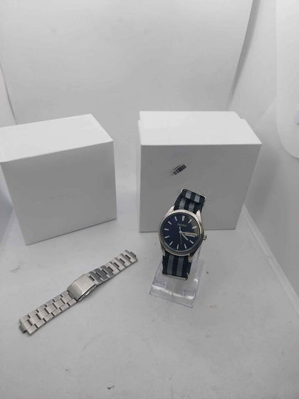 Seiko 6N53-00A0 Quartz Simplic Dress Watch With Day/Date - 2x Straps NATO/STEEL - Boxed *LIKE NEW*.