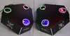 2X Equinox Trinity beam laser disco light