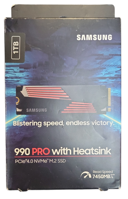 Samsung 990 Pro M.2 SSD - 1TB With Heatsink