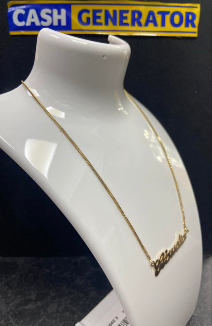 14ct Gold 'Claudia' Chain and Pendant 4.6g 18
