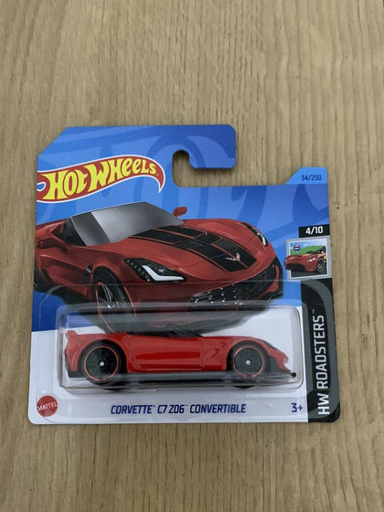 Hot Wheels Corvette C7 Z06 Convertible 34/250 Hw Roadsters 2023 4/10.