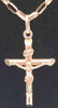 9ct 375 yellow gold chain with cross pendant 24" boxed 6.3g