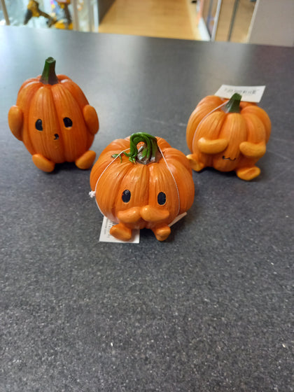 Three Wise Pumpkins See No, Hear No, Speak No