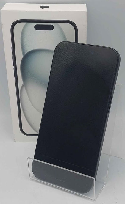Apple iPhone 15 128GB Black / Unlocked / Boxed / 86% Battery Health