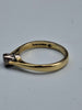18ct Yellow Gold CZ Solitaire Ring – 2.71g – Size P – Classic Elegant Style