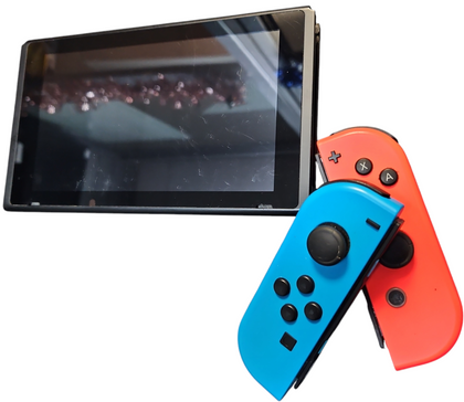 ** January Sale **  Nintendo Switch Console, 32GB + Neon Red/Blue Joy-Con
