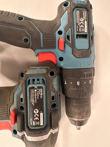 ERBAUER DRILL ECD18-Li-2 & ERBAUER IMPACT DRIVER EID18-Li