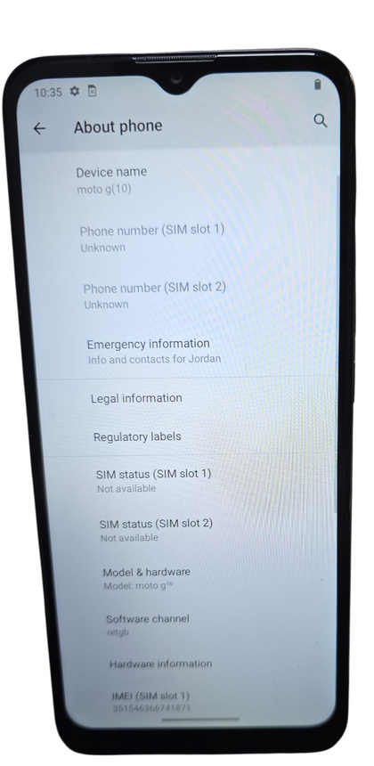 Motorola Moto G10 64GB Dual