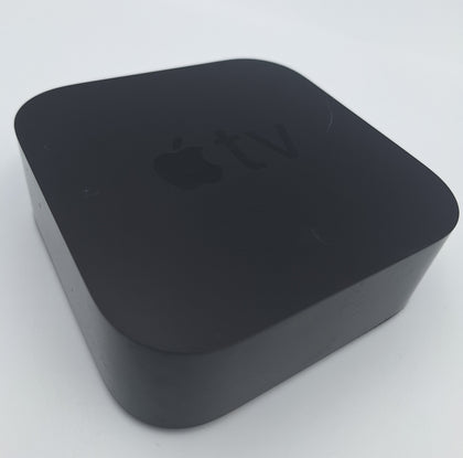 Apple TV 4k (1st gen) 32GB black streaming box with wireless remote and all leads UNBOXED
