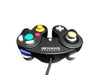 Nintendo GameCube Console, Black, Unboxed with Black Controller and Wires