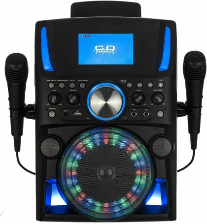 Mr Entertainer Groovebox Bluetooth Karaoke Machine Songs / Wireless Microphones