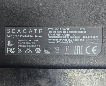 Seagate 2TB External Hard Drive - XBOX Formatted