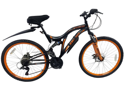 Boss Ice Mountain Bike - Black & Orange, 26