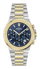 Rotary Chronograph Two Tone Stainless Steel Bracelet Watch