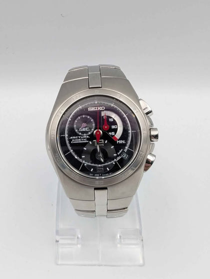 Seiko Arctura 7L22 0AA0 Kinetic Chronograph Watch. Released in 2003. Rare. Unboxed (Small bracelet)