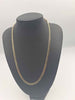 9ct Yellow Gold Thin Curb Chain Necklace - 10.73 Grams - 20" Long