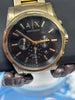 Armani Exchange Men's Gold Coloured Stainless Steel Watch AX2095