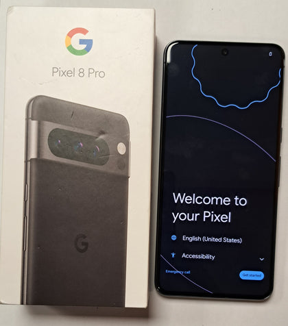 Google Pixel 8 Pro Obsidian 128GB**Boxed**