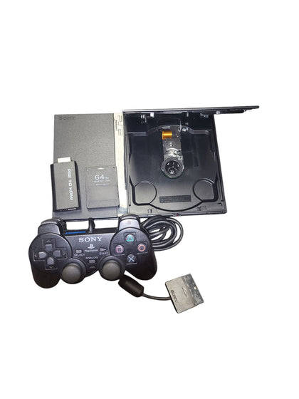 Sony PS2 Slimline Console (Black) (PS2) With PS2 to HDMI Adapter