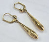 9ct Yellow Gold Teardrop Earrings